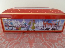 Winterspaß Schnee Truhe Blech