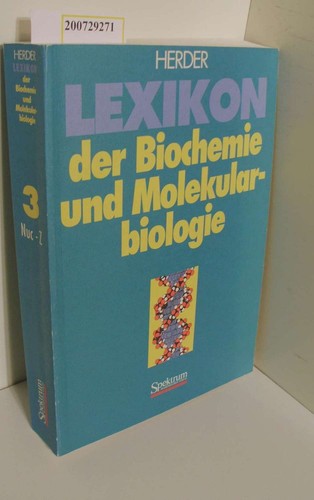 Herder lexikon der biochemie - herder-lexikon,