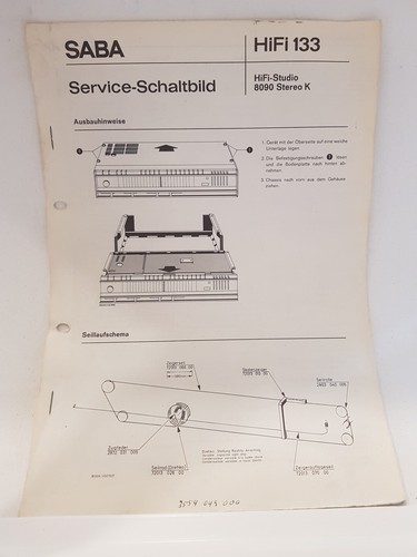 Saba service schaltbild hifi - saba,