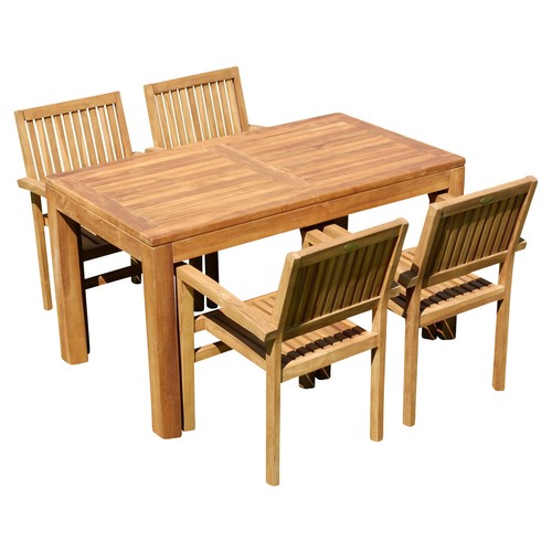 Teak set gartengarnitur - teak,