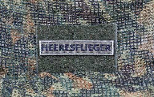 Klettpatch heeresflieger mit - klettpatch, "heeresflieger"