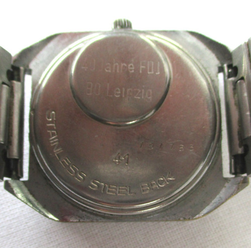 Ddr ruhla armbanduhr gravur - ddr, 40