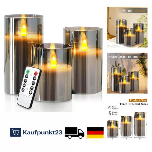 Led kerzen mit - led, timer