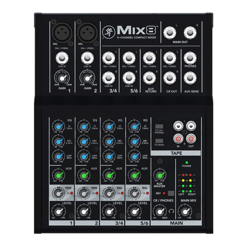 Mackie mix8 kanal - mackie, kompakt