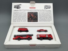 Modellautos 1:87 Wiking Mercedes Benz Feuerwehr im Einsatz mit OVP