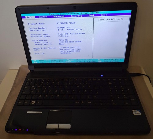 Fujitsu siemens lifebook ah530 - fujitsu-siemens,
