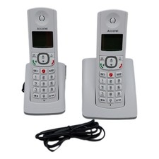 ALCATEL F530 Duo – Schnurloses DECT-Telefon-Set – Großes beleuchtetes Display – 