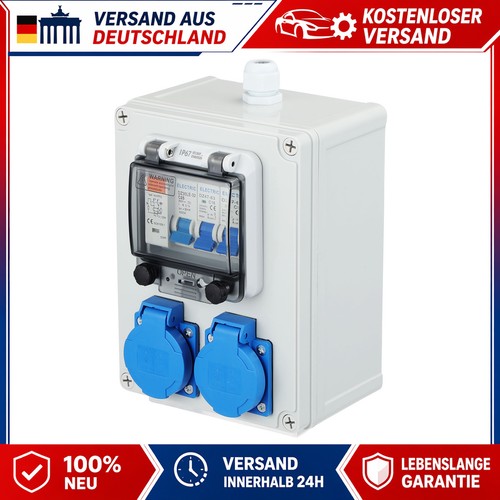 Stromverteiler mit fi - stromverteiler, ls