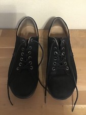 HARTJES XS CASUAL DAMEN SCHNÜRER NUBUK SOFTCALF LEDERFUTTER SCHWARZ 8 1/2 SCHUHE