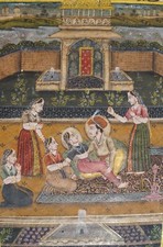 Sehr feine Indische Miniatur