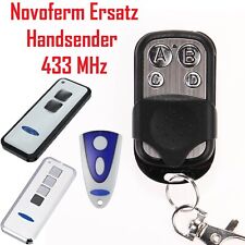 Handsender kompatibel mit NOVOFERM NOVOTRON NOVOPORT 502/504/512/... 433,92MHz