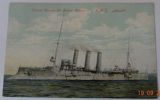 AK Deutsches Kriegsschiff kleiner Kreuzer S.M.S. Lübeck 1906 U100