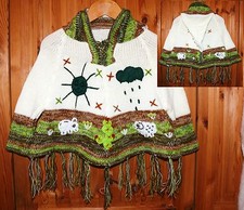 Kinder Poncho Gr. 68*74