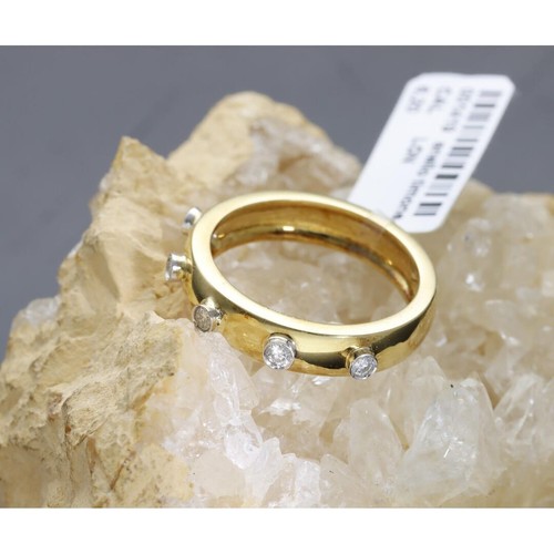 Damen ruderring aus gelb und - aus, gelb-