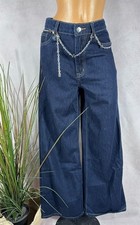 Damen Jeans Wide Leg Regular Waist  Weit Bein Denim Days 930 S M L
