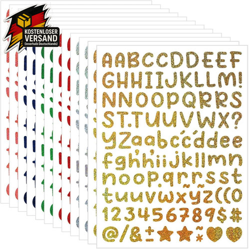Selbstklebende buchstaben set - selbstklebende, buchstaben-set