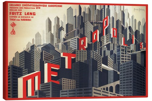 Leinwandbild filmplakat - leinwandbild,