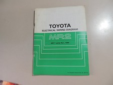 Toyota MR2 W1 AW11 Schaltpläne Werkstatthandbuch (Englisch) wiring diagram