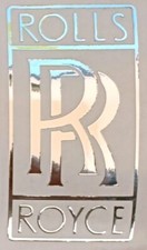 ROLLS ROYCE Aufkleber CHROM