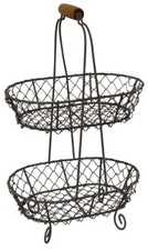 2er Etagere Drahtetagere