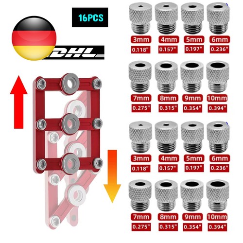 Präzises bohrbuchsen set - präzises, bohrbuchsen-set