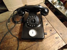 gut erhaltenes Telefon Wählscheibe Post mit Zähler