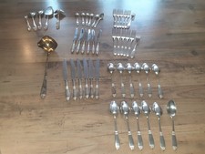 Schönes altes Silberbesteck