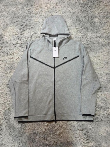 Nike kapuzenjacke grau meliert - kapuzenjacke,