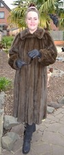 US5308 REAL MINK FUR COAT