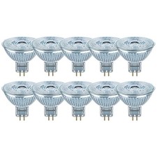 10 x Osram LED MR16 Glas Reflektor 2,6W = 20W GU5,3 12V 230lm Neutralweiß 4000K