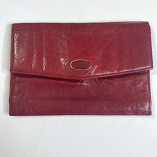 Damen Geldbörse Echtleder Rot