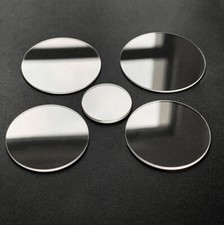 1,2-3,0mm Dick Flach Mineral Uhrglas Uhren Glas 15mm-60mm Rund Uhr Kristall