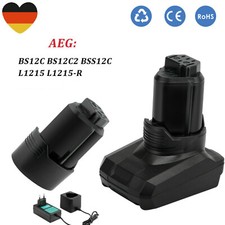 5000mAh Akku Für AEG 12V Lithium BS12C BS12C2 BSS12C BLL12C BWS12 L1215R L1215