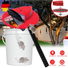1x N Flip Slide Mausefalle Mausefallen Rattenfalle Eimer Deckel Kletterstangen