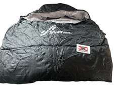 Schlafsack Outdoor Sportneer Schwarz 220x75 cm 4 Jahreszeiten