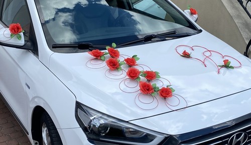 Auto hochzeitsdeko set - auto-hochzeitsdeko,