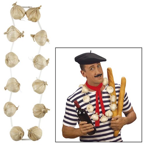 Knoblauch kette karneval koch - karneval,