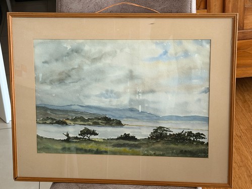 Aquarell landschaftsbild - aquarell,