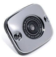 Bremsflüssigkeitsbehälter Bremszylinder Deckel Chrom für Harley Davidson 96-05