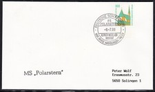 Arctic,"FS POLARSTERN",1989, Plastik-Postmark + Cachet ,look Scan !! 19.1-24