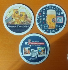 3 Bierdeckel Paulaner München