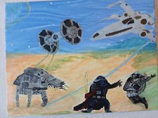 Acrylbild Selbst Gemalt 40x30