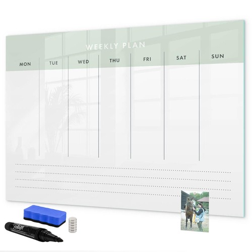 Glas whiteboard für büro mit - glas,