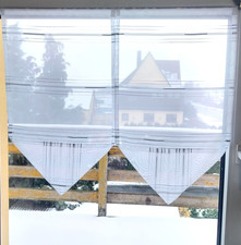 Scheibengardinen Weiß mit