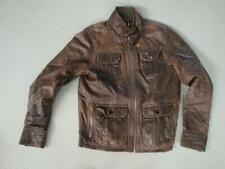 GS19-237: G-Star Herren Leder Jacke New Dryden Jacket Gr. M