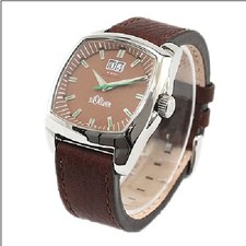 Herrenuhr s.Oliver braun