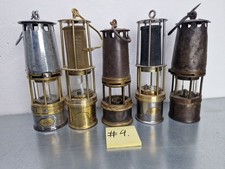 5 alte Grubenlampen