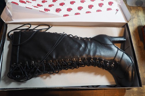 Gothik corset boots - t.u.k.,