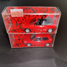 Herpa 2x 1:87 VW Golf III Rolling Stones Limo +Cabrio offen rot Werbemodell  OVP