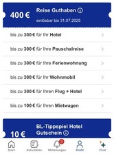 400€ Gutschein Zum Reisen, Mietwagen Buchen, Hotel Buchen, Flug + Hotel Buchbar